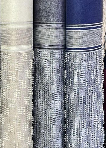 Gri Desenli Modern Perde - Görsel 3