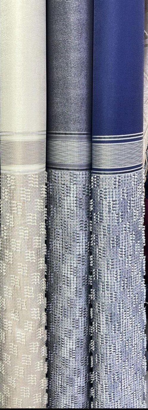 Gri Desenli Modern Perde - Görsel 3