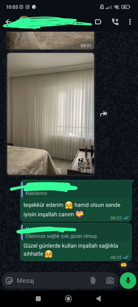 Vakko bambu tül memnuniyet - Görsel 4