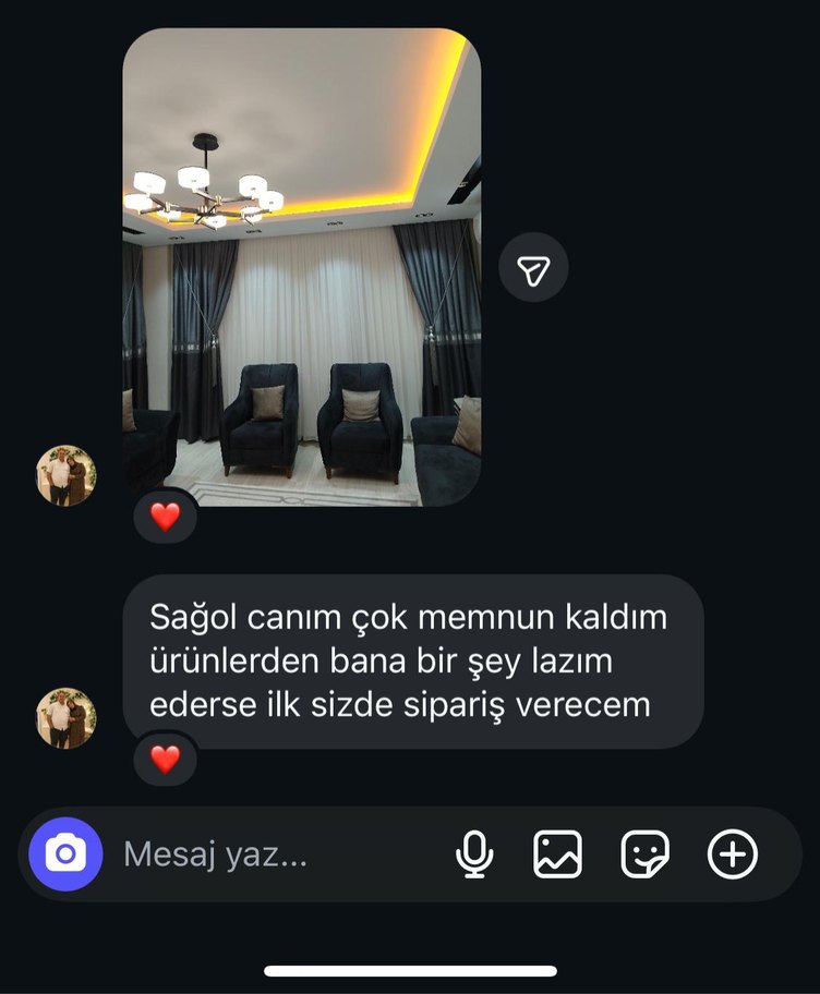 Gri Nakışlı Modern Perde - Görsel 4
