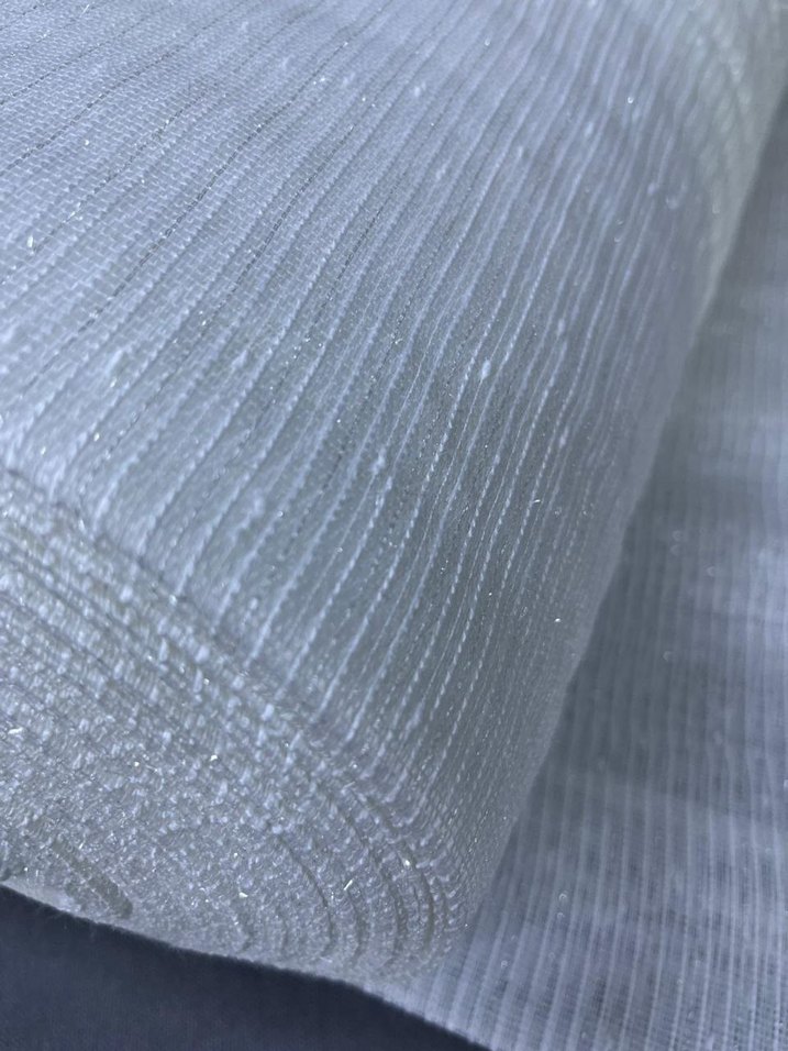 Gri Nakışlı Modern Perde - Görsel 5