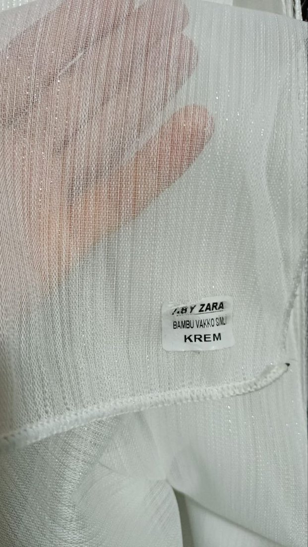 Modern Klasik Beyaz Tül Perde - Görsel 5