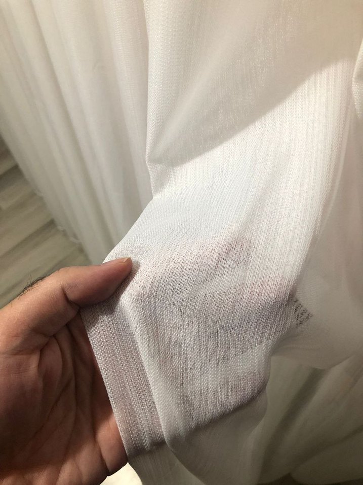 Modern Klasik Beyaz Tül Perde - Görsel 4