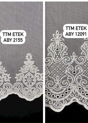 beyaz Nakışlı Beyaz Perde - Görsel 20