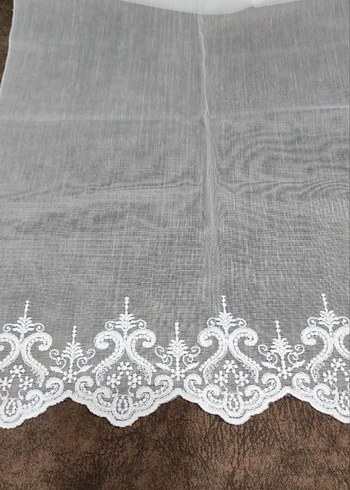 beyaz Nakışlı Beyaz Perde - Görsel 12