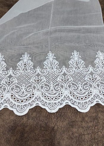 beyaz Nakışlı Beyaz Perde - Görsel 9