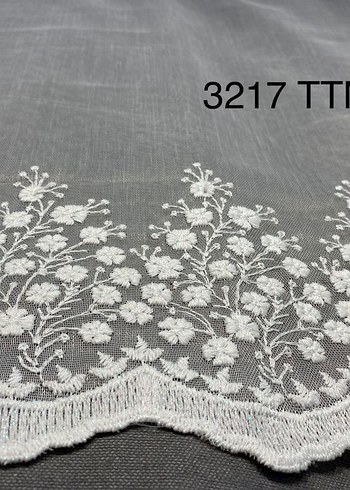 beyaz Nakışlı Beyaz Perde - Görsel 8