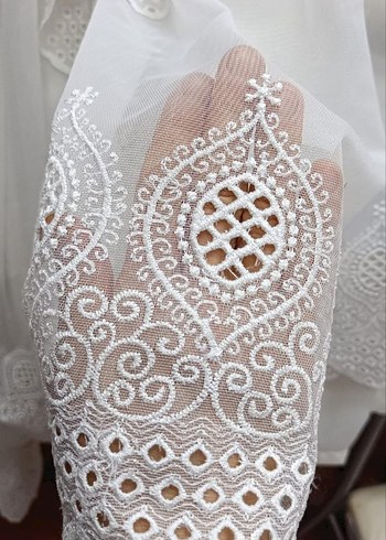 beyaz Nakışlı Beyaz Perde - Görsel 6