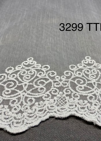 beyaz Nakışlı Beyaz Perde - Görsel 7