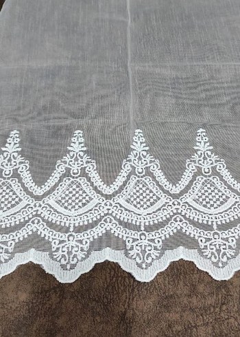 beyaz Nakışlı Beyaz Perde - Görsel 13