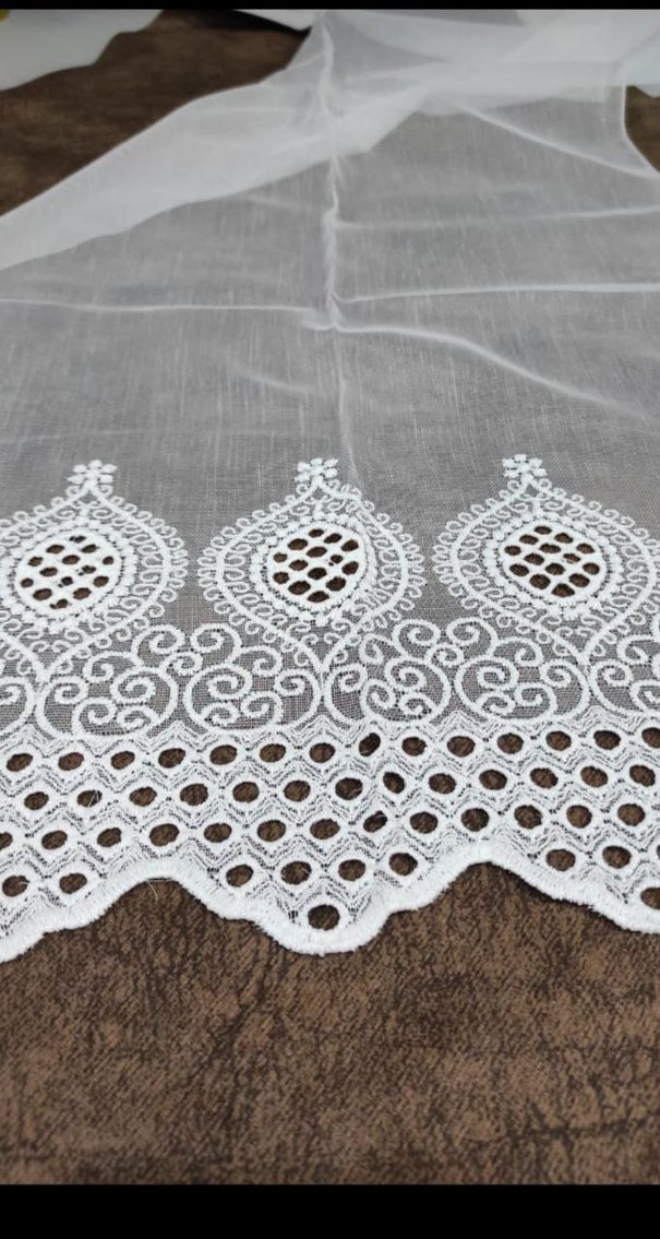 beyaz Nakışlı Beyaz Perde - Görsel 5