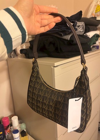 Kahverengi Baskılı mango Kadın Çanta - Görsel 2