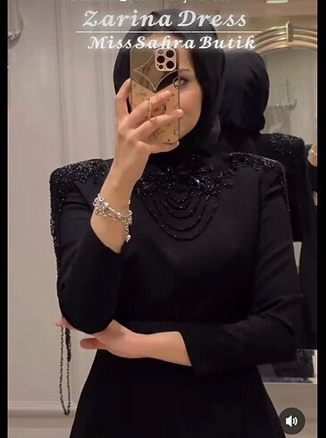 m Beden siyah Renk Senna Desing Abiye Elbise