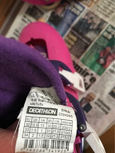 Decathlon KIZ ÇOCUK PATEN