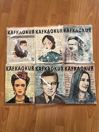 Kafkaokur dergisi 1 ve 19 arası tüm sayılar + 22. sayı