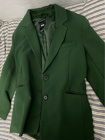 s Beden yeşil Renk Pull & bear oversize ceket