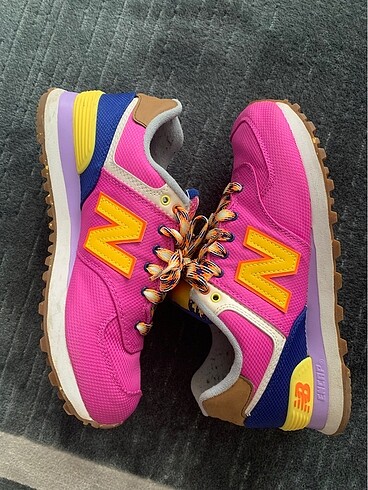 Pembe etnik desenli new balance sneakers