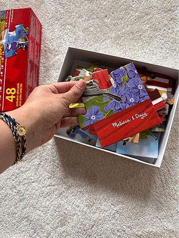 Diğer Melissa & Doug Yer Puzzle 48 Parça