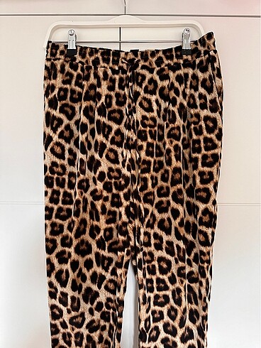 Forever 21 Leopar belden lastikli pantolon