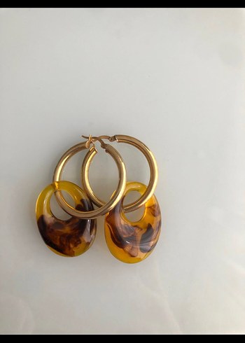 Sterling silver Altın rengi gümüş halka