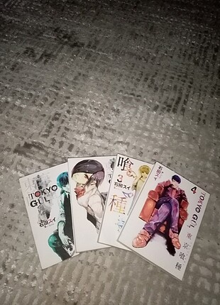 Tokyo Ghoul 1-2-3-4 / Tokyo Gul/ Manga/ Anime Çizgi Roman %20 İndirimli -  Gardrops