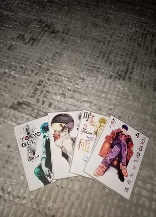 Tokyo Ghoul 1-2-3-4 / Tokyo Gul/ Manga/ Anime 