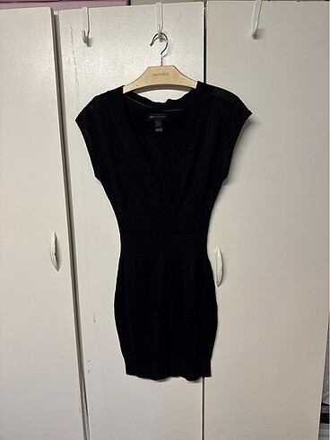 Simli triko elbise - Görsel 5