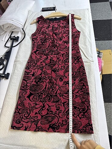 Simli elbise - Görsel 5