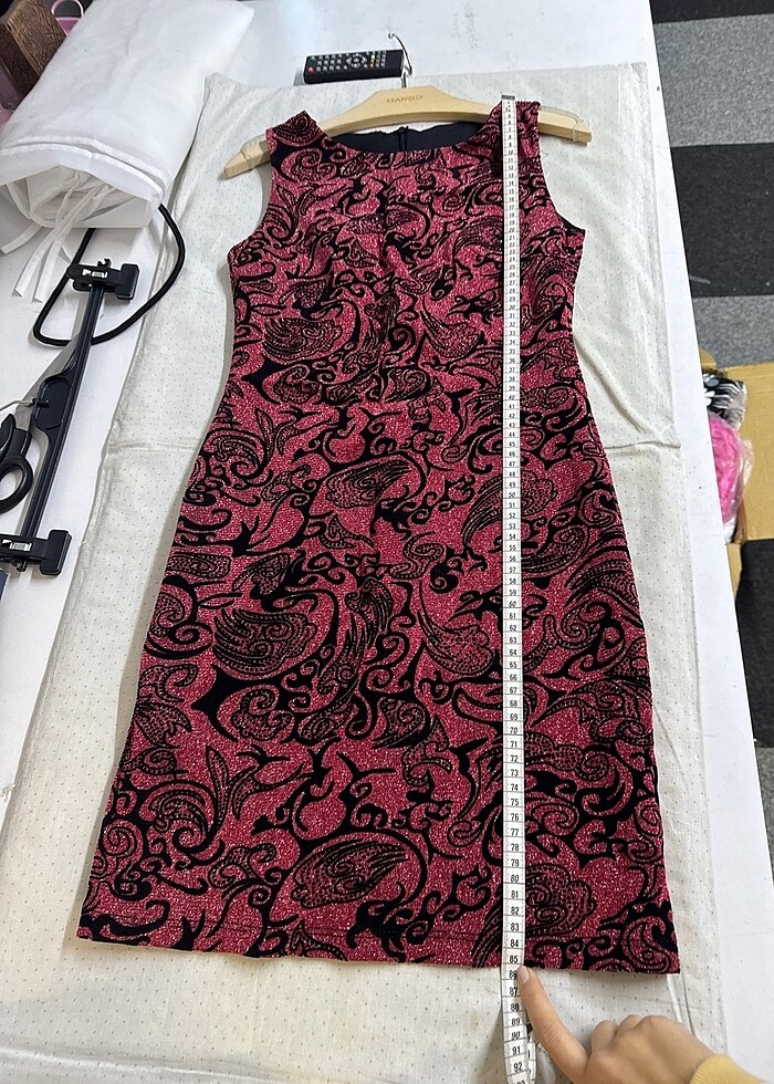 Simli elbise - Görsel 5