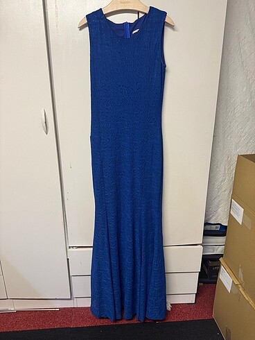 Güpürlü balık kesim elbise - Görsel 3