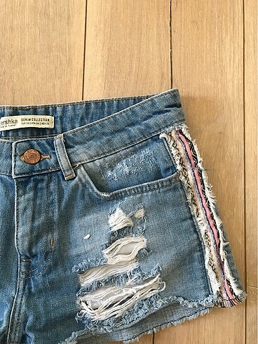 Bershka Bershka Mini Kot Şort