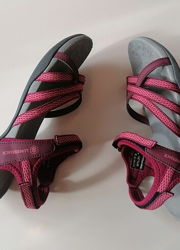38 Beden bordo Renk lumberjack outdoor sandalet