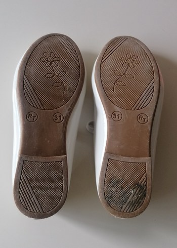 Kız Çocuk Beyaz Fiyonklu Babet Ayakkabı - Görsel 4