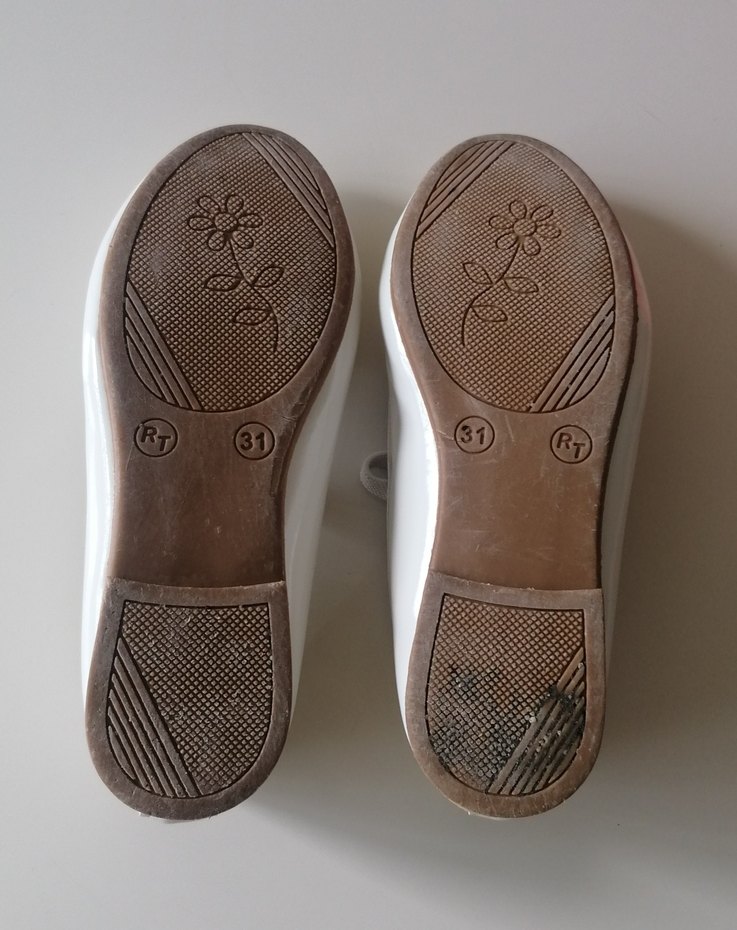 Kız Çocuk Beyaz Fiyonklu Babet Ayakkabı - Görsel 4