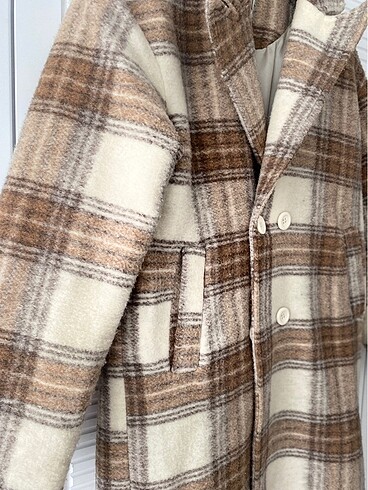 m Beden kahverengi Renk Oversize zara kaban