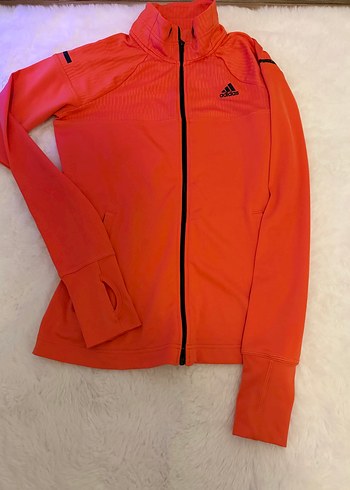 Adidas Canli Turuncu Spor Ceket