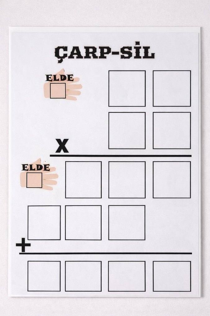 Çarpma işlemi öğrenme! Yaz- Sil etkinliği! Tekrar kullanılabilir - Görsel 3