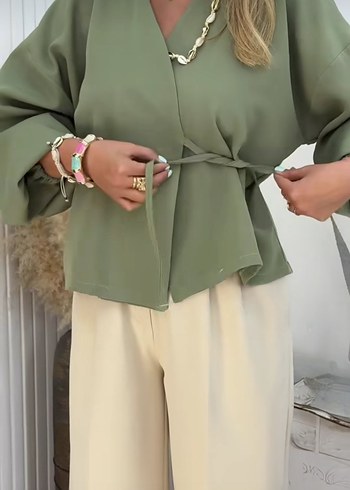 universal Beden beyaz Renk kimono ceket