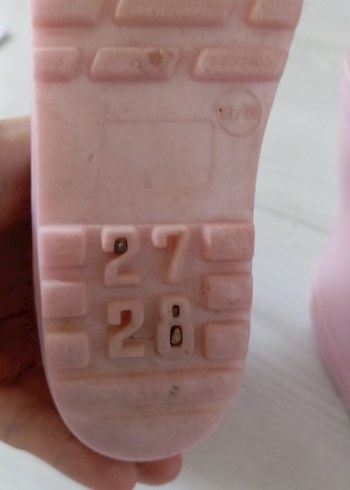 28 Beden Kız Çocuk Pembe cizme