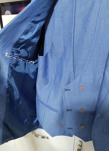 s/m Beden mavi Renk Erkek takım elbise 