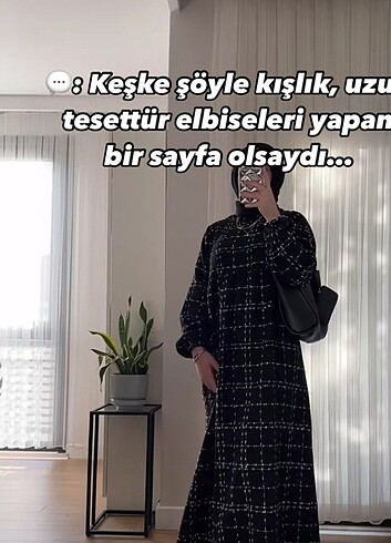 Diğer Robalı kışlık tesettür elbise
