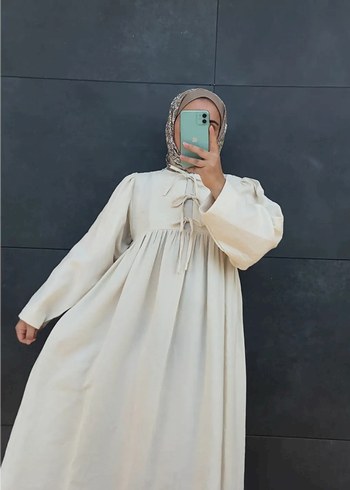 universal Beden muslin robalı tesettür elbise