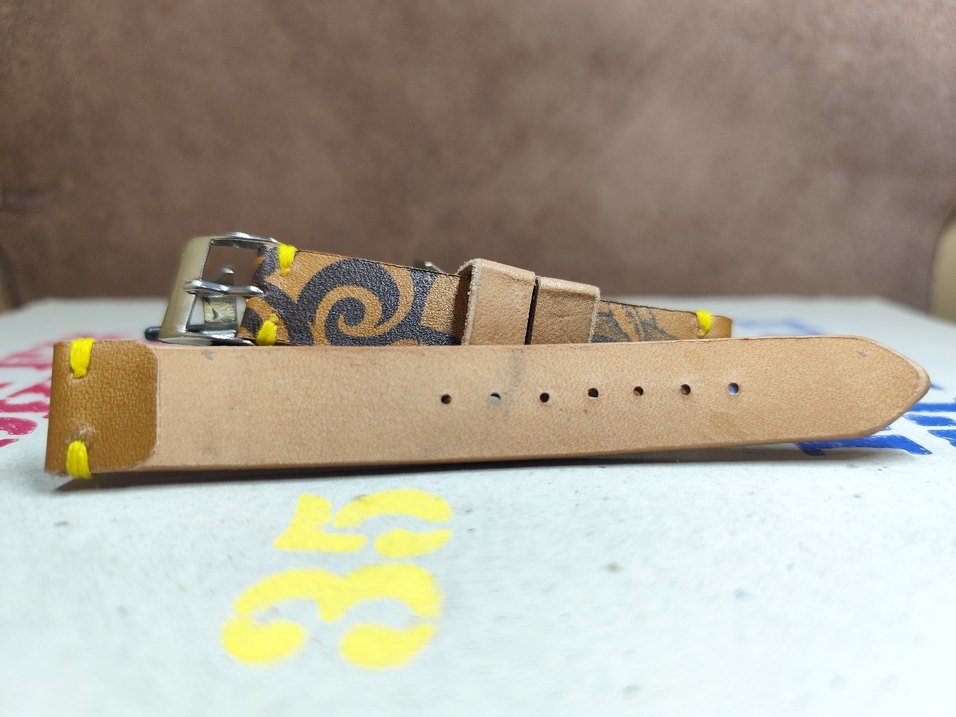 El yapımı deri whales&maori saat kordonu - Görsel 4