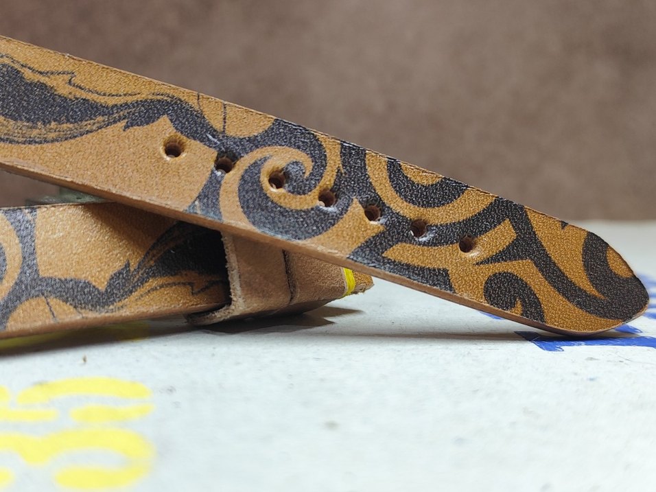 El yapımı deri whales&maori saat kordonu - Görsel 3