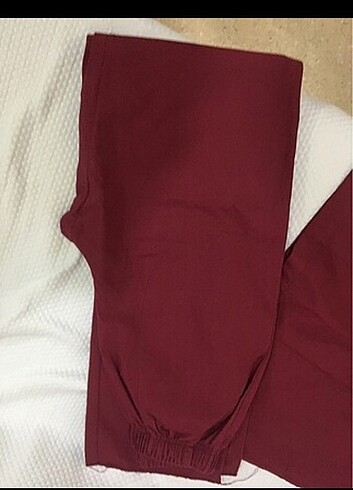 Diğer Bordo terikoton kumaş hastane forması 