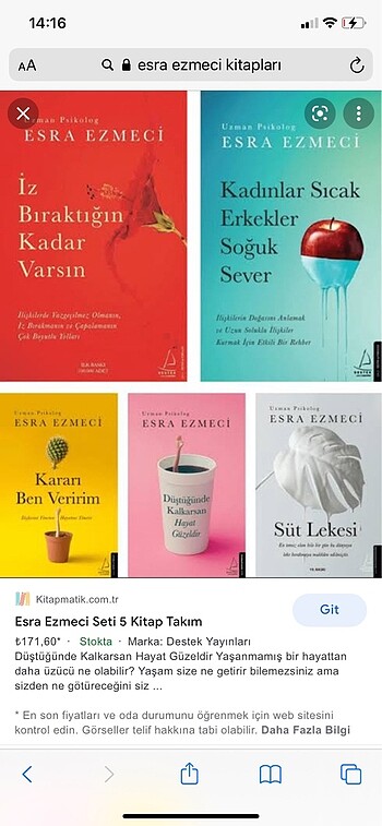 esra ezmeci kitap