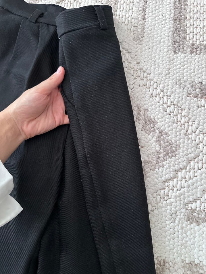 Siyah Yüksek Bel Pantolon — görsel 9/12