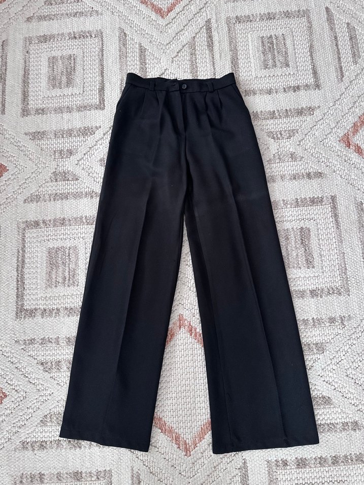 Siyah Yüksek Bel Pantolon — görsel 6/12