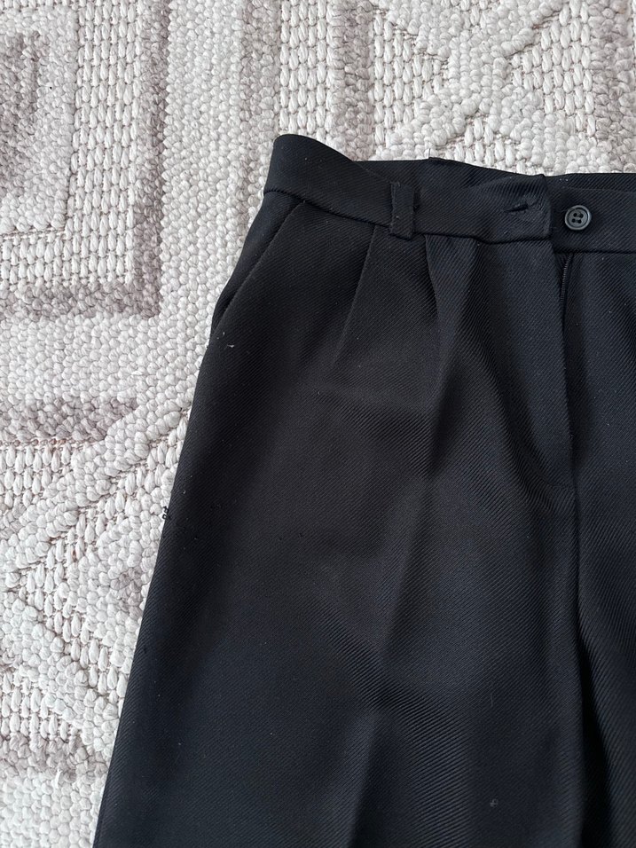 Siyah Yüksek Bel Pantolon — görsel 7/12
