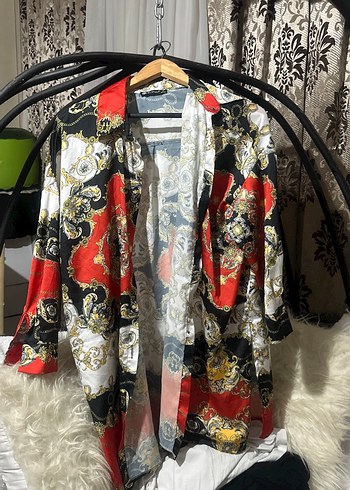 Uzun, Desenli, Salaş Kadın Gömlek - Görsel 2